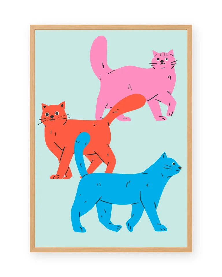 Colorful Cats