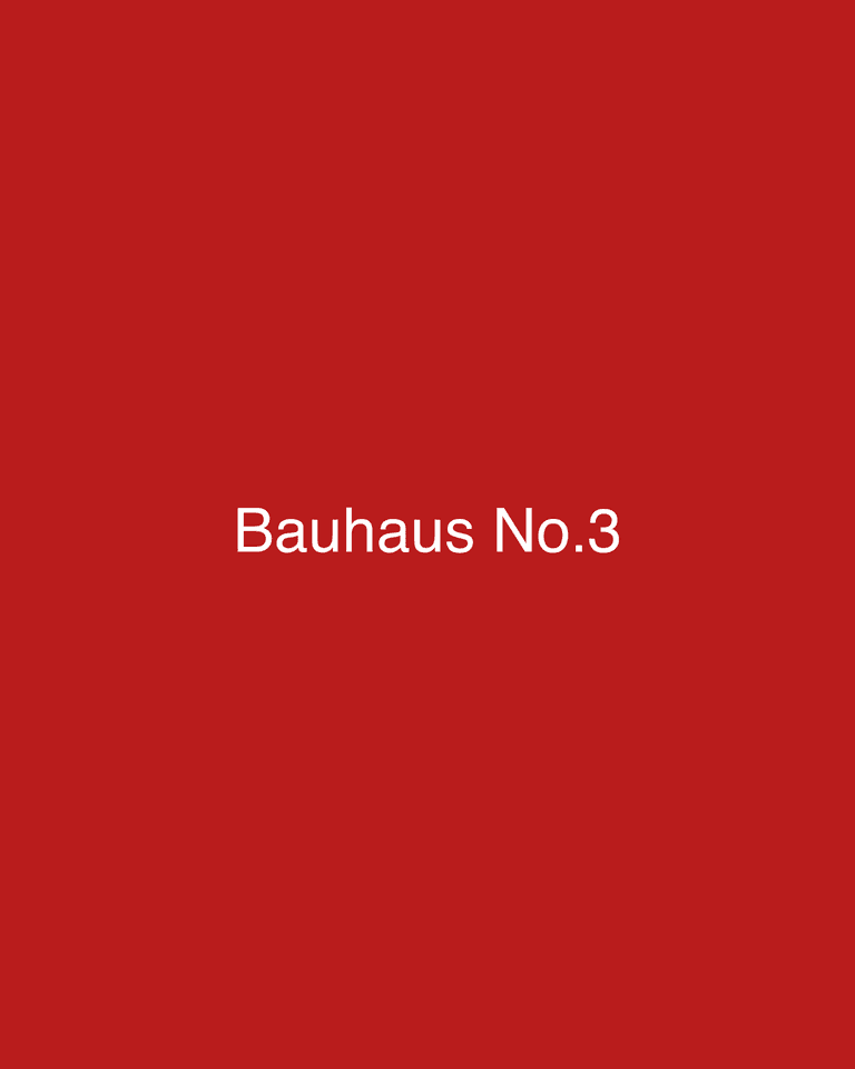 Bauhaus No.3