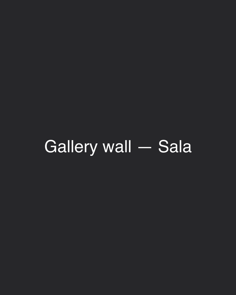 Gallery wall — Sala