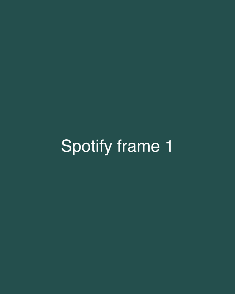 Spotify frame 1