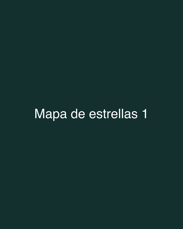 Mapa de estrellas 1