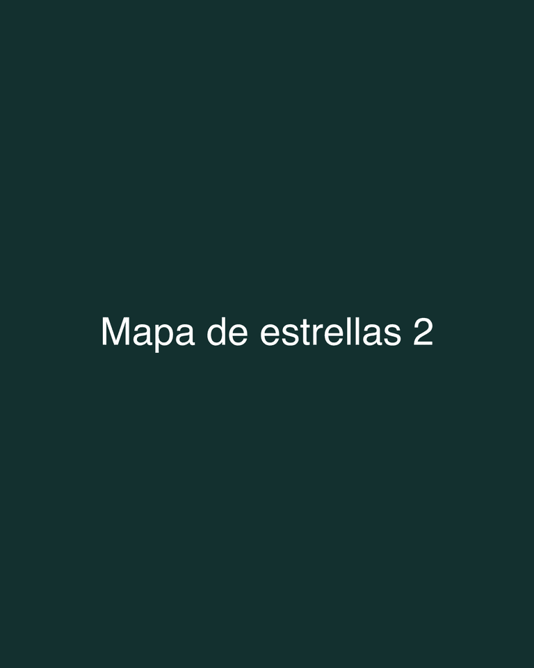 Mapa de estrellas 2